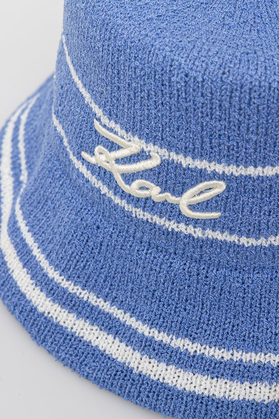 Αξεσουάρ Karl Lagerfeld καπέλο γυναικείο K/SIGNATURE B2W46078 μπλε