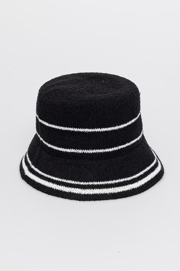 Doplnky Karl Lagerfeld klobúk dámsky K/SIGNATURE B2W46078 čierna