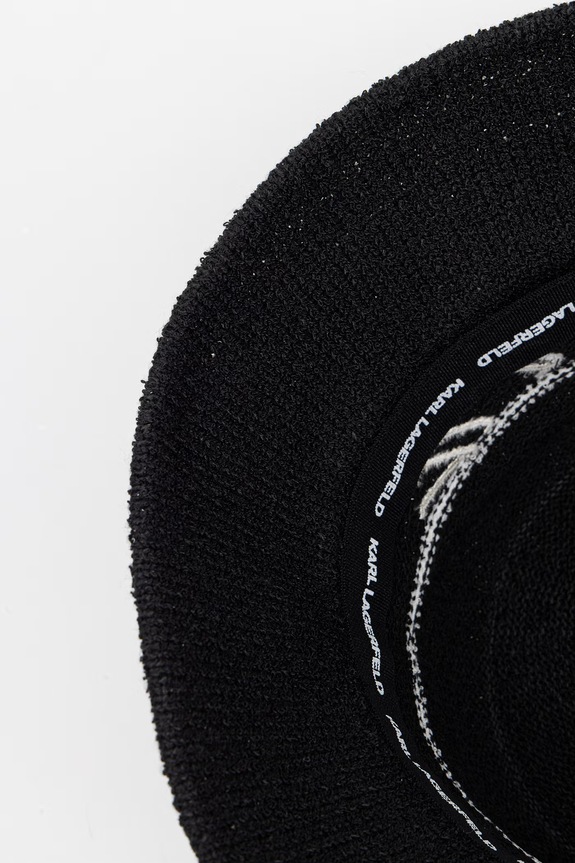 Karl Lagerfeld klobúk dámsky K/SIGNATURE čierna B2W46078
