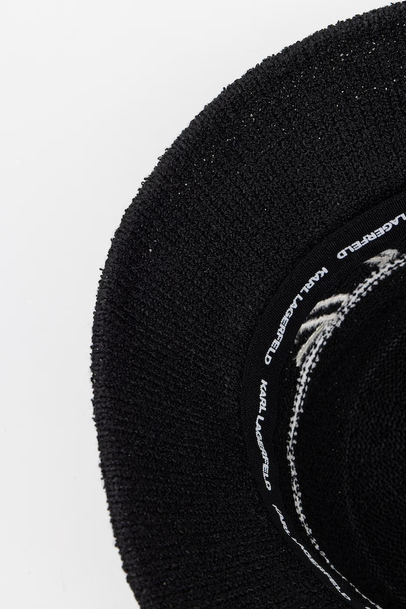 Karl Lagerfeld klobúk dámsky K/SIGNATURE čierna B2W46078