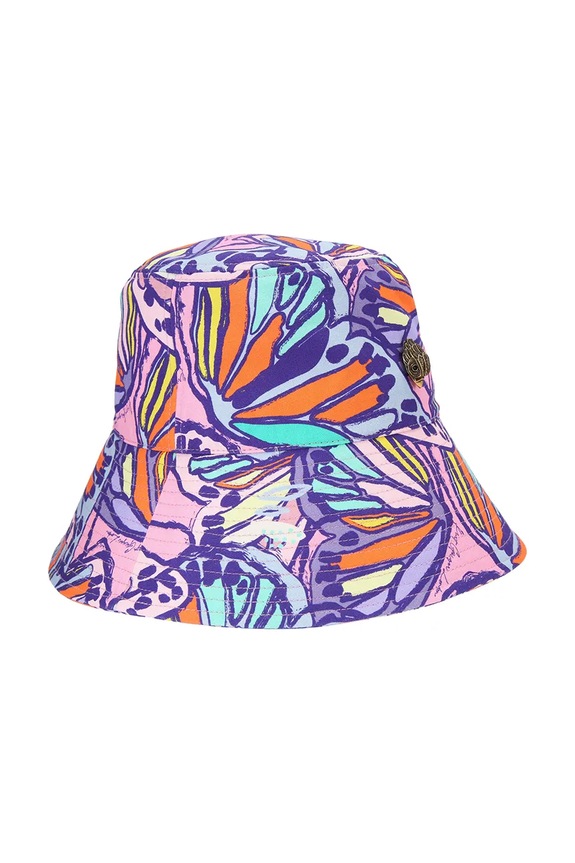 Kurt Geiger London bucket hat pentru femei, din bumbac Kensington 5630753609 multicolor SS26