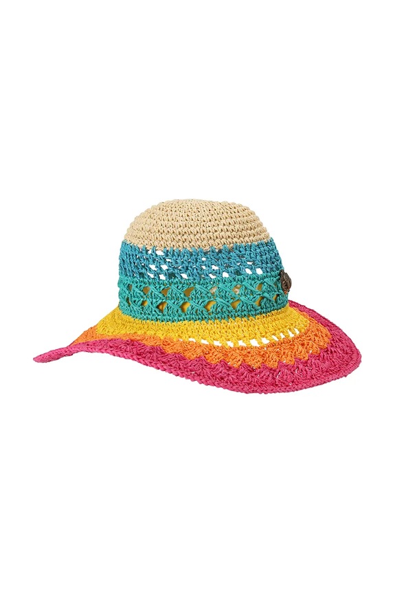 Kurt Geiger London cappello a tesa larga da donna 5631769609 multicolore SS26