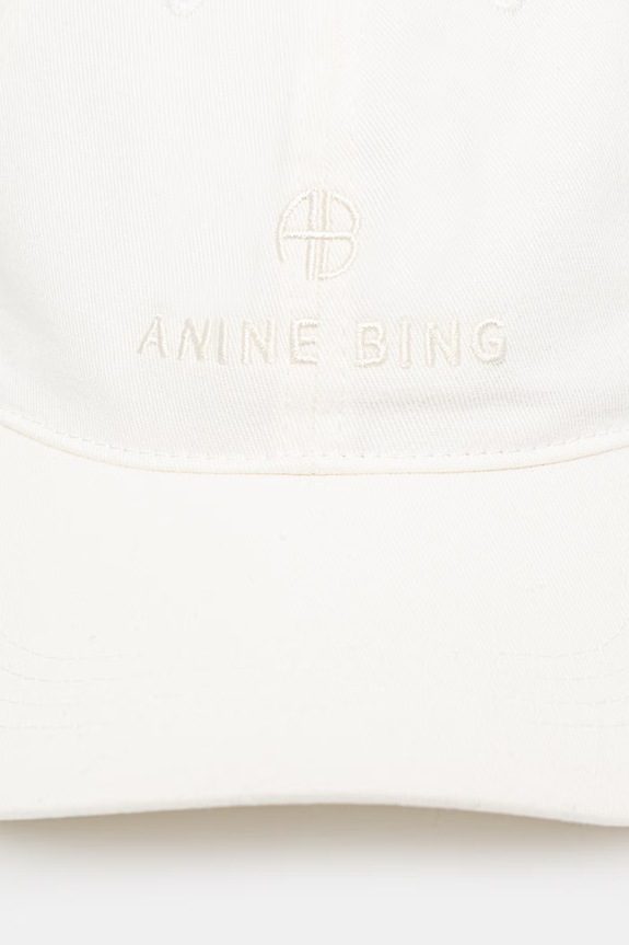 Anine Bing Jeremy Baseball Cap baseballová čepice bavlněná dámská A.12.9084. béžová SS26