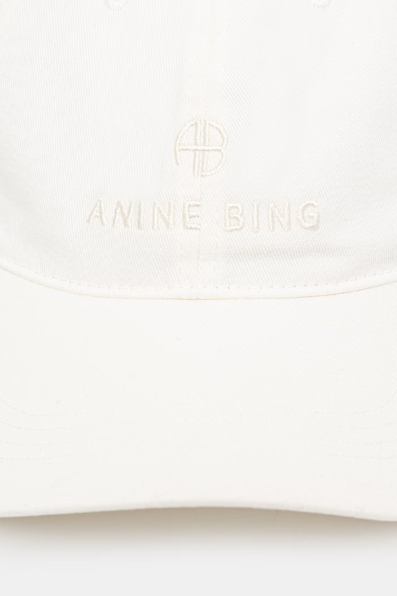 Anine Bing Jeremy Baseball Cap baseballová čepice bavlněná dámská A.12.9084. béžová SS26