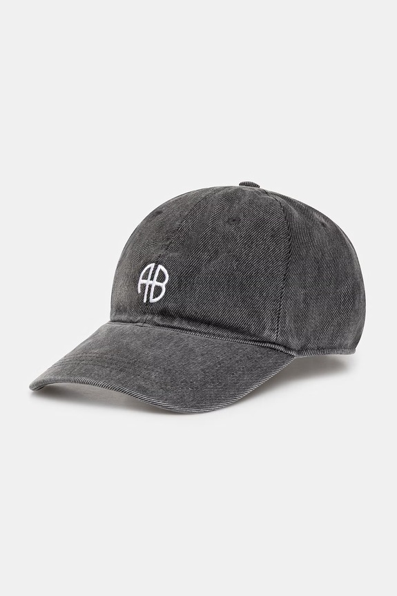 Anine Bing Jeremy Baseball Cap baseballová čepice džínová dámská šedá A.12.12043