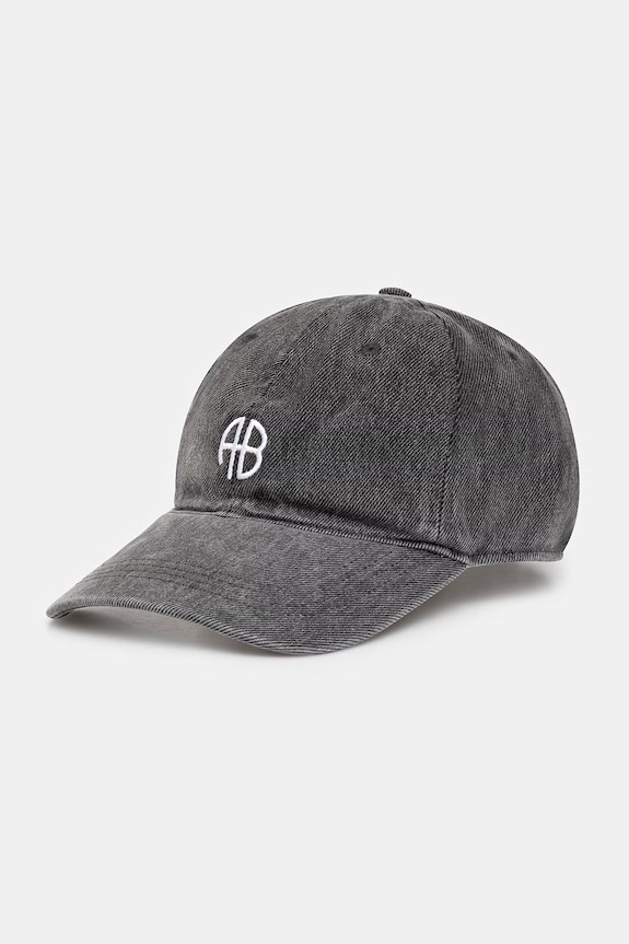 Anine Bing Jeremy Baseball Cap baseballová čepice džínová dámská šedá A.12.12043