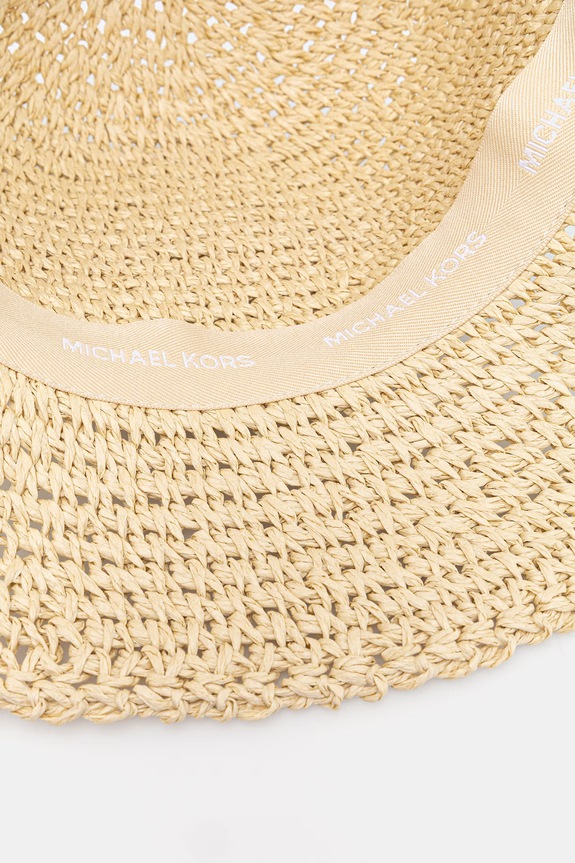 MICHAEL Michael Kors kapelusz słomkowy damski beżowy 29MKWC558520