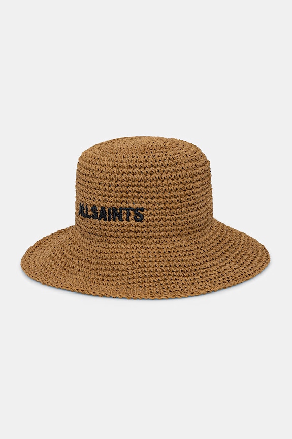 AllSaints kapelusz damski beżowy 29W079XE