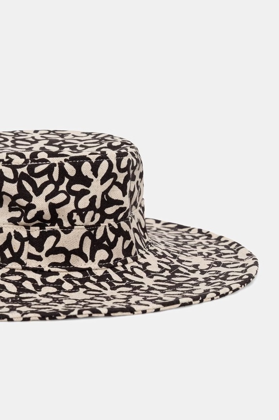 Marimekko kapelusz z szerokim rondem damski 095595 czarny SS26