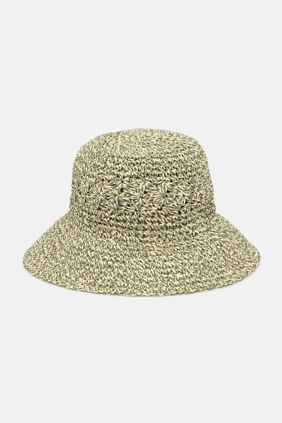 Akcesoria Hoss Intropia kapelusz bucket damski pleciony 5023109 beżowy