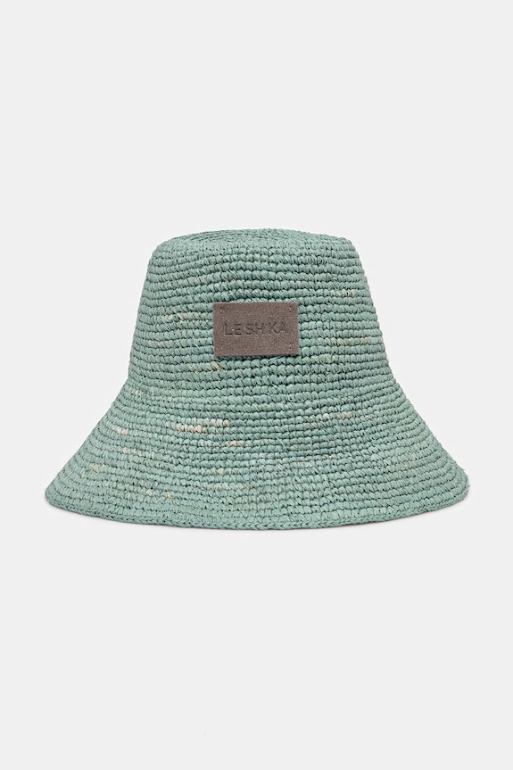 LE SH KA headwear klobuk ženski pleten Blue Bucket Hat zelena BlueBucketHat