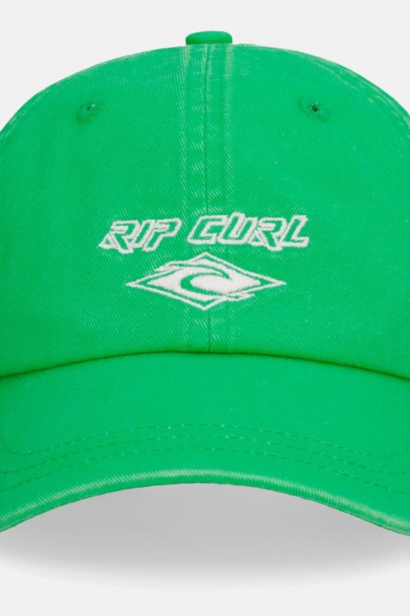 Rip Curl καπέλο με γείσο γυναικείο βαμβακερό 05LWHE πράσινο SS26