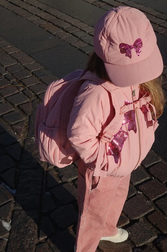 Konges Sløjd gyerek baseball sapka JUNO SEQUIN CAP rózsaszín KS104319.PreSpring