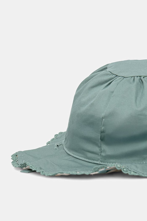Pamučni dvostrani šešir za djecu Mayoral 10144.4K.Baby.PPY2 tirkizna SS26