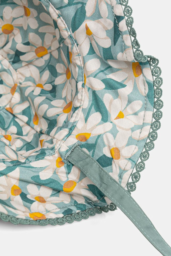 Djevojčice Pamučni dvostrani šešir za djecu Mayoral 10144.4K.Baby.PPY2 tirkizna