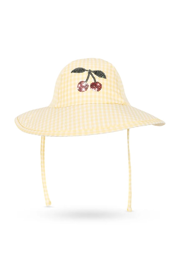 Παιδικό καπέλο Konges Sløjd ETTA SWIM HAT KS104788.PPY2 κίτρινο SS26