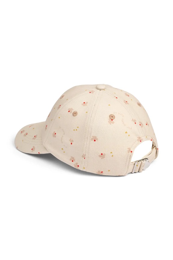 Pamučna kapa sa šiltom za bebe Liewood Danny Cap LW17683.G.PPY2 roza SS26