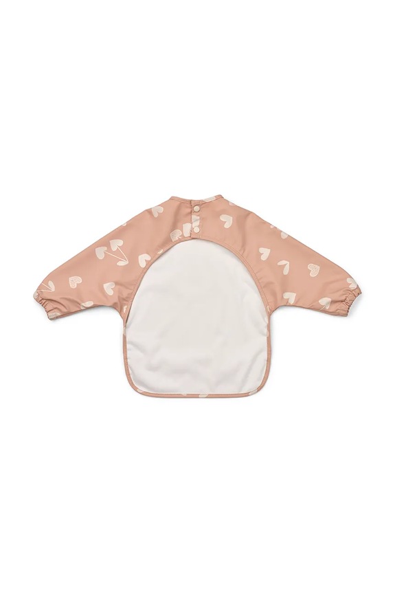 Liewood śliniak niemowlęcy Merle Printed Cape Bib LW18136.G.PPY2 różowy SS26