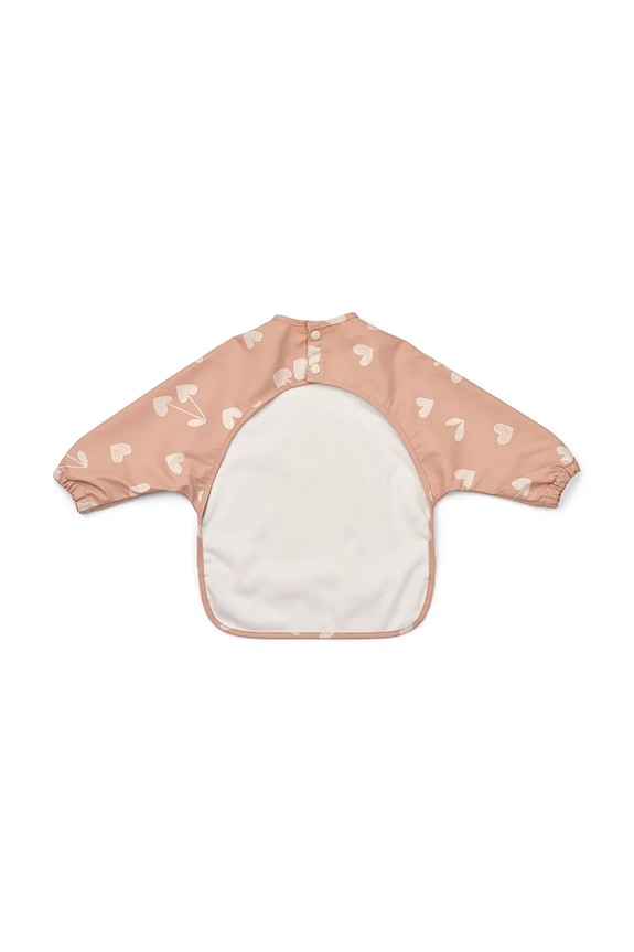 Liewood śliniak niemowlęcy Merle Printed Cape Bib LW18136.G.PPY2 różowy SS26