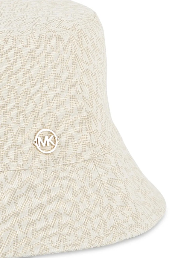 Dziewczynka Michael Kors kapelusz bawełniany dziecięcy R30629.58 beżowy