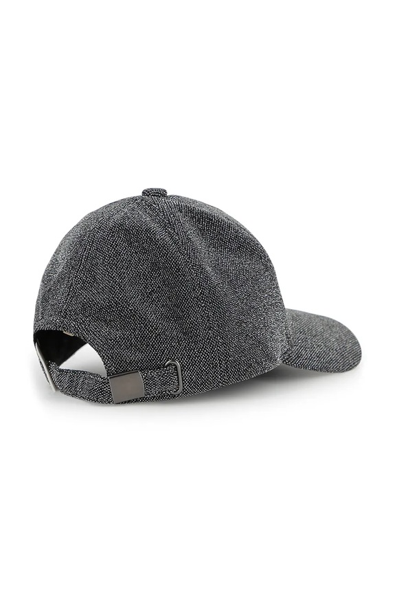 Dětská baseballová čepice Karl Lagerfeld Z31198.58 stříbrná SS26