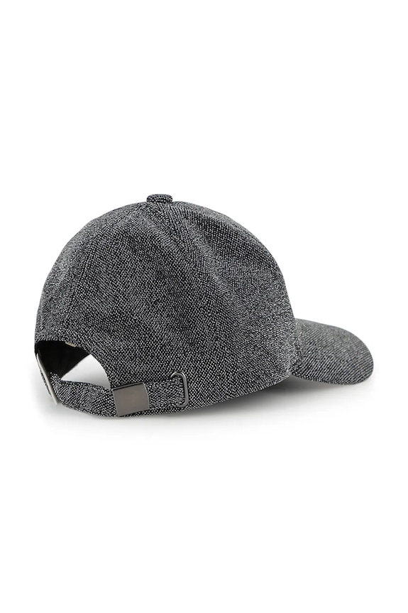 Dětská baseballová čepice Karl Lagerfeld Z31198.58 stříbrná SS26