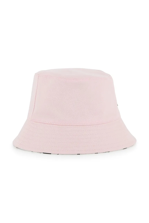 DÍVKA Dětský oboustranný klobouk Karl Lagerfeld Z31207 růžová