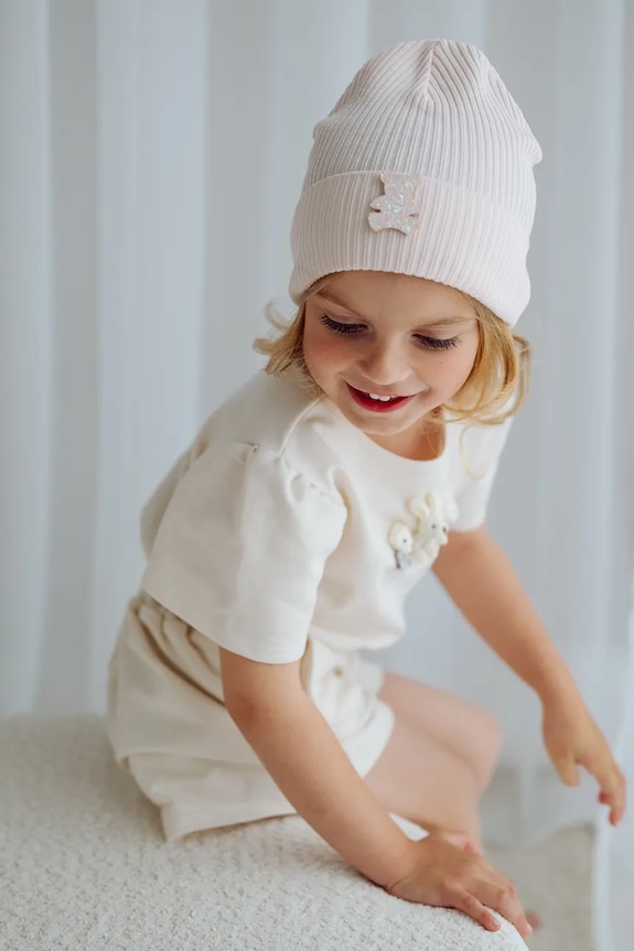 Jamiks čiapka beanie detská MINTTA MINTTA.Nak.glo.JWI025.G ružová