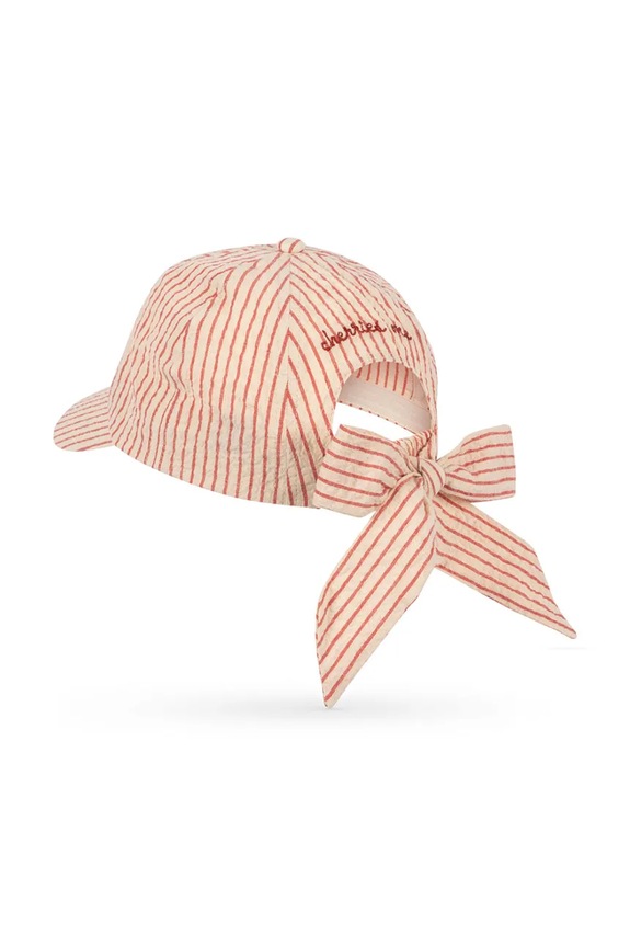 Konges Sløjd șapcă pentru copii, din bumbac ELLIE BOW CAP GOTS KS105343.PPY2 bej SS26