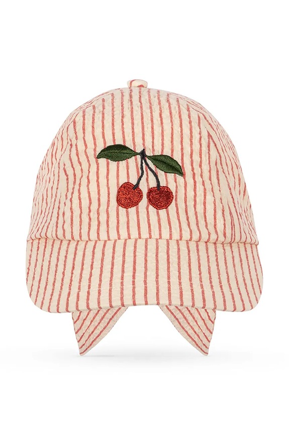 Fete Konges Sløjd șapcă pentru copii, din bumbac ELLIE BOW CAP GOTS KS105343.PPY2 bej