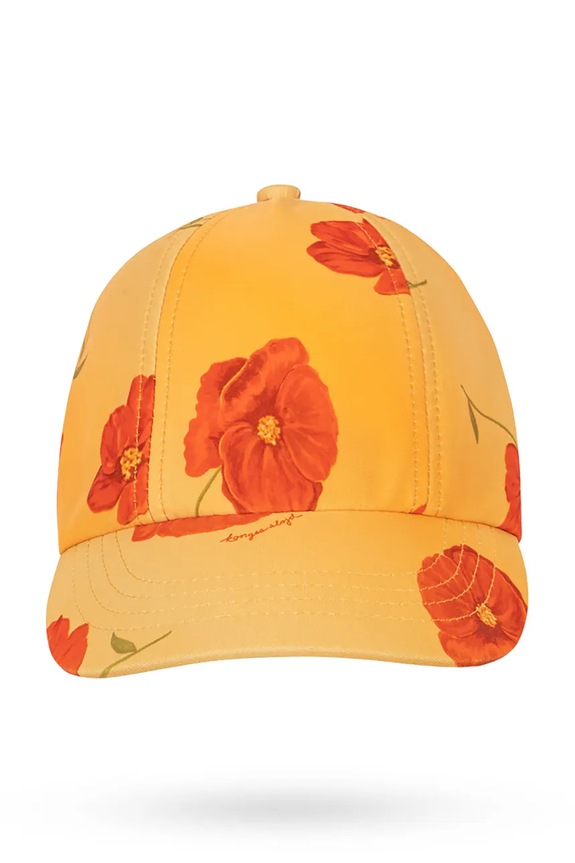 Konges Sløjd czapka z daszkiem dziecięca ABRIA BOW CAP GRS KS105241.PPY2 żółty SS26