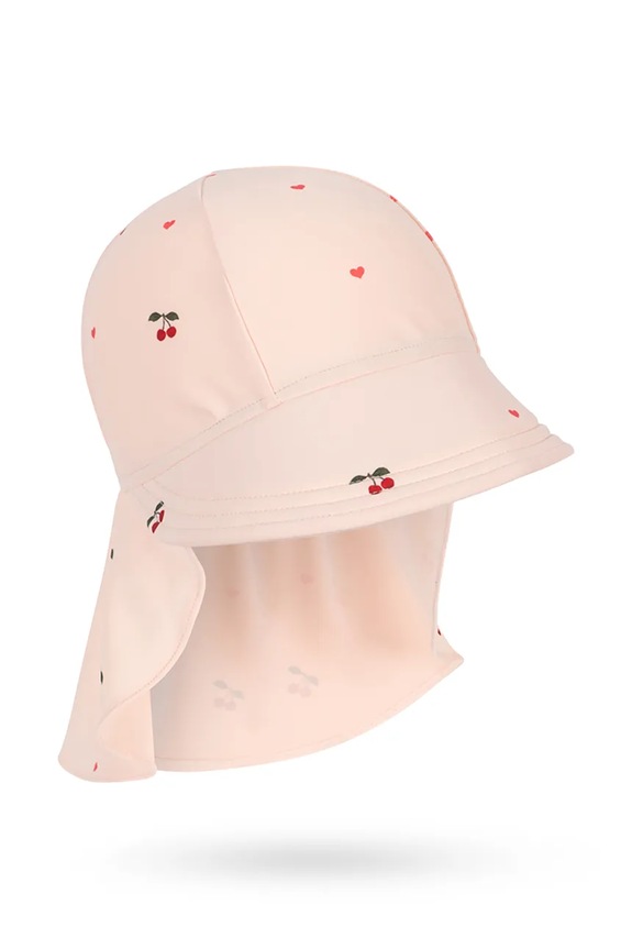 Konges Sløjd καπέλο με γείσο παιδικό MERLE FRILL SUN HAT GRS ροζ KS103351.PPY2