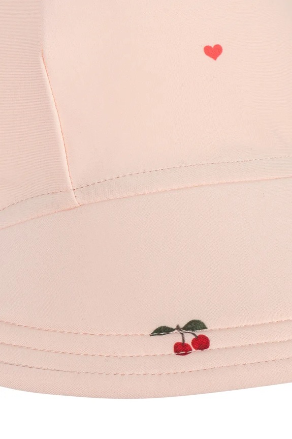 Konges Sløjd καπέλο με γείσο παιδικό MERLE FRILL SUN HAT GRS ροζ KS103351.PPY2