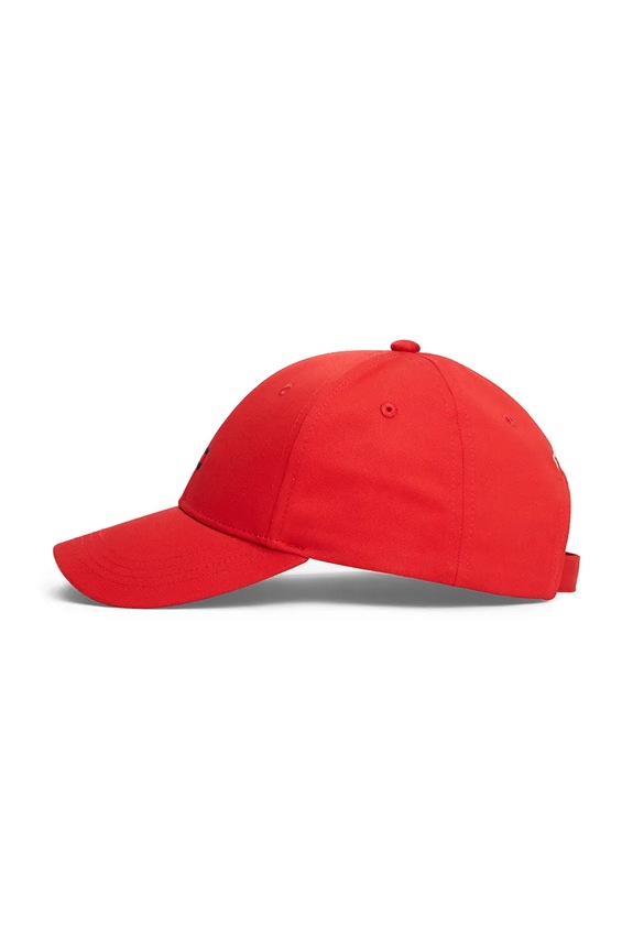 Tommy Hilfiger czapka z daszkiem dziecięca bawełniana czerwony KA0KA00025.PPY2