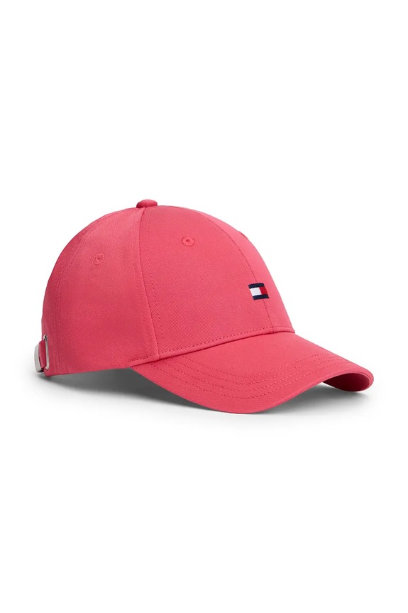 Tommy Hilfiger čiapka so šiltom detská bavlnená KA0KA00025.PPY2 ružová SS26