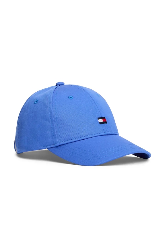 Tommy Hilfiger czapka z daszkiem dziecięca bawełniana KA0KA00025.PPY2 niebieski SS26