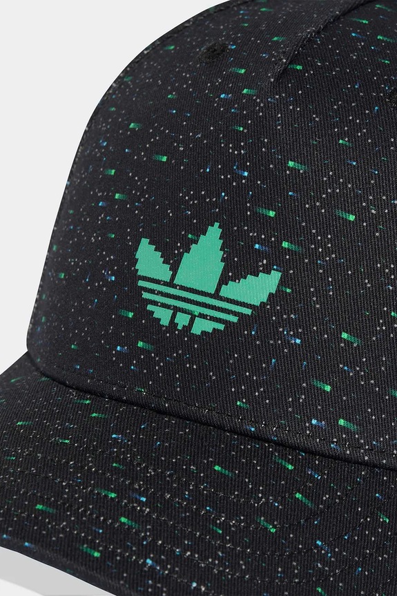 Detská bavlnená šiltovka adidas Originals MINECRAFT čierna KE4811