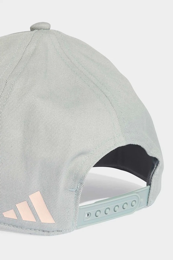 Παιδικό βαμβακερό καπέλο μπέιζμπολ adidas Performance τιρκουάζ KA0273