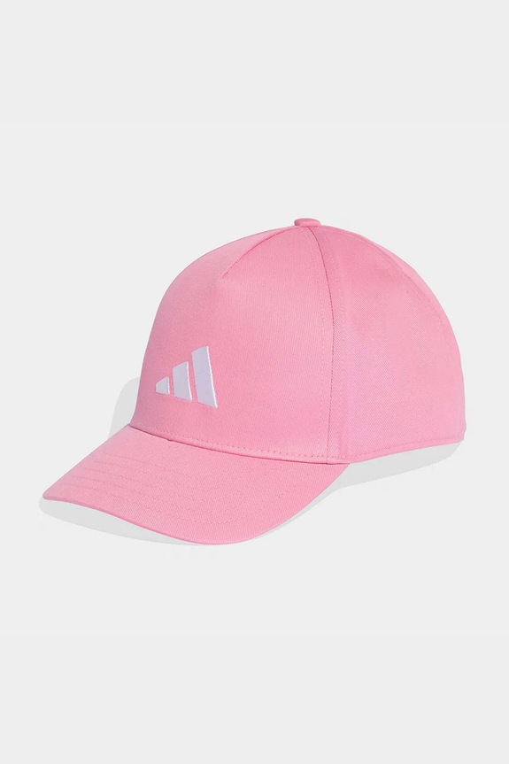 adidas Performance czapka z daszkiem bawełniana dziecięca aplikacja różowy KE0385