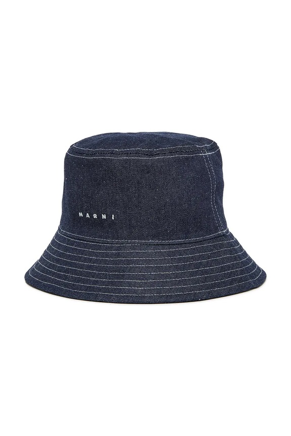 Παιδικό denim καπέλο Marni MF49U HAT M01832.M00WT σκούρο μπλε SS26