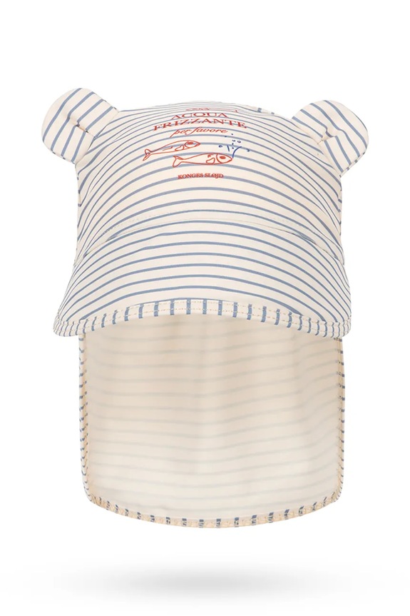 Detská baseballová čiapka Konges Sløjd ASTER BEAR SUN HAT GRS KS104640.PPY2 modrá SS26