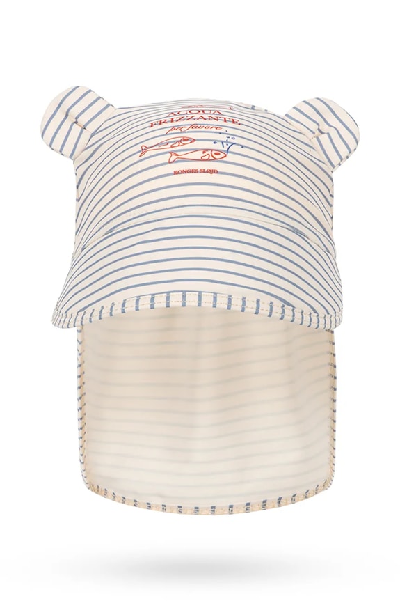 Detská baseballová čiapka Konges Sløjd ASTER BEAR SUN HAT GRS KS104640.PPY2 modrá SS26