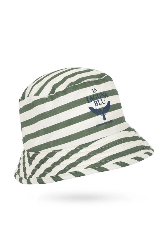 Detský klobúk Konges Sløjd ASNOU BUCKET HAT GRS Pre bábätká zelená KS104637.PPY2