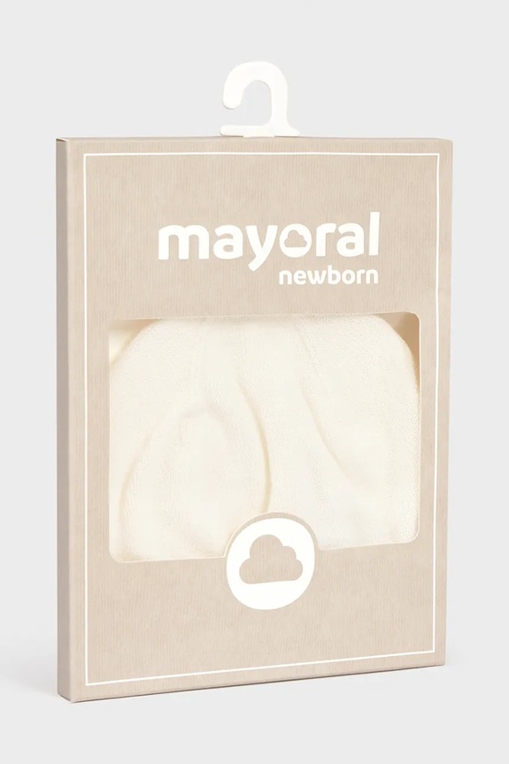Chlapec Detská bavlnená čiapka Mayoral Newborn 9064.1F.Newborn.PPY2 béžová