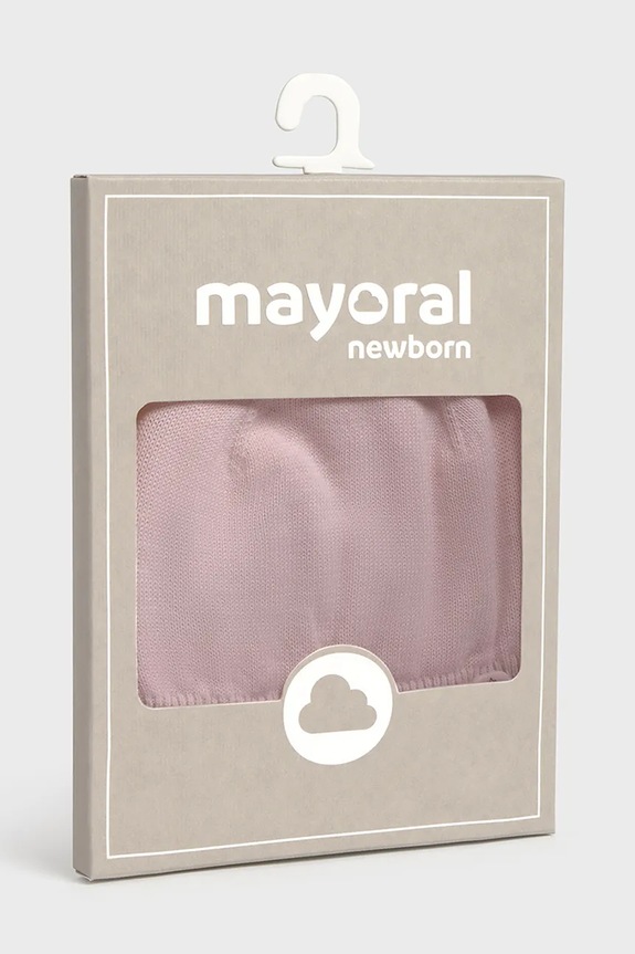 Chłopiec Mayoral Newborn czapka bawełniana dziecięca 9064.1F.Newborn.PPY2 różowy