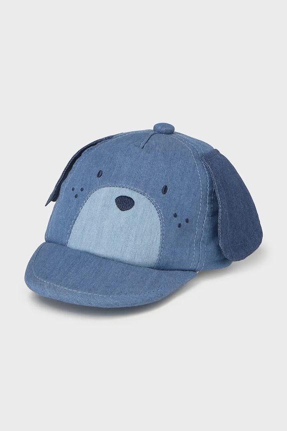 Mayoral Newborn șapcă din bumbac pentru copii bumbac bleumarin 9075.1P.Newborn.PPY2