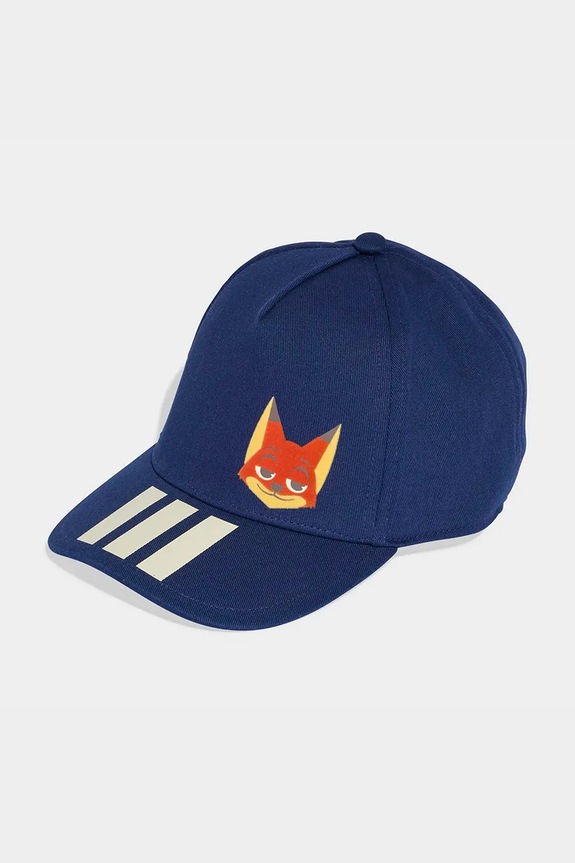 Detská bavlnená šiltovka adidas Performance Zootopia bavlna tmavomodrá KA9882