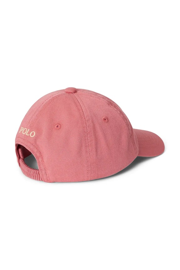 Polo Ralph Lauren gyerek pamut baseball sapka 320785653502 rózsaszín SS26
