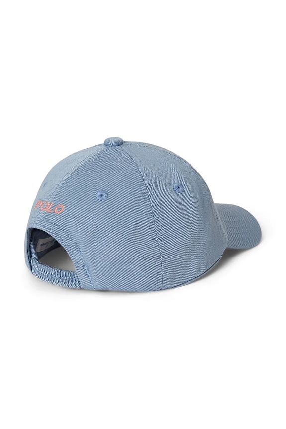 Polo Ralph Lauren czapka z daszkiem bawełniana dziecięca 320785653503 niebieski SS26