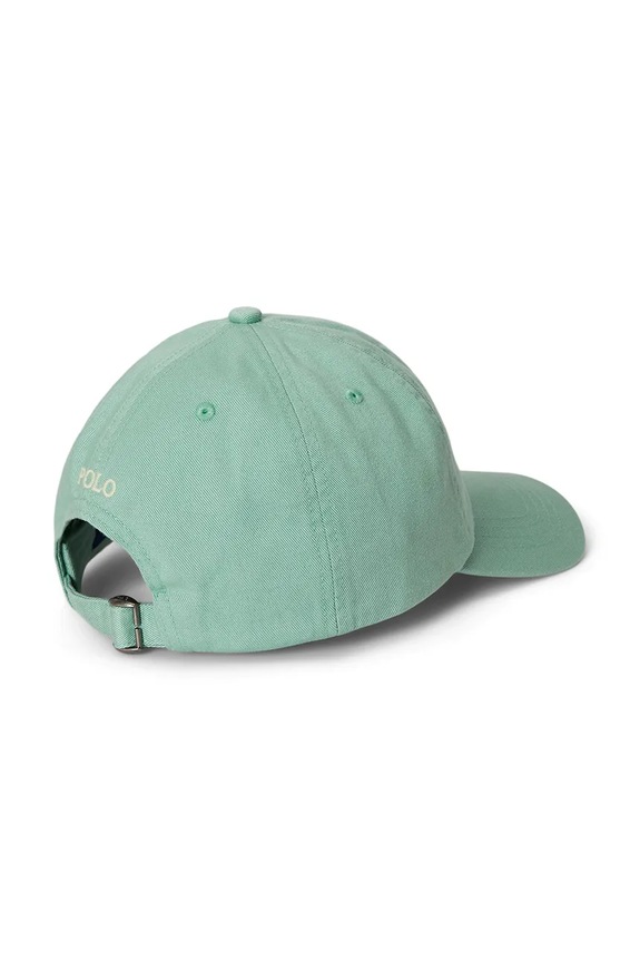 Detská bavlnená šiltovka Polo Ralph Lauren 323785653506 tyrkysová SS26